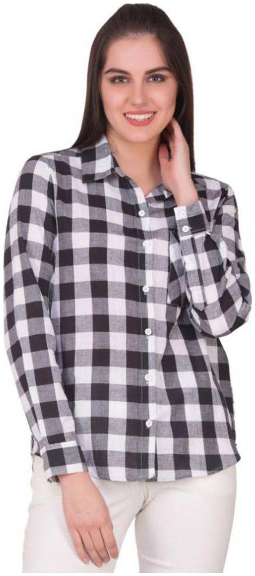 

Trendy frog Women Multi Solid Regular Fit Shirt