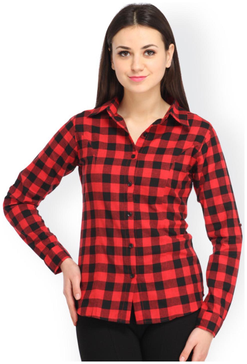 

Trendy frog Women Multi Solid Regular Fit Shirt