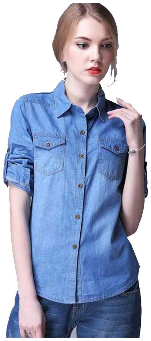 

Trendy frog Women Multi Solid Slim Fit Shirt
