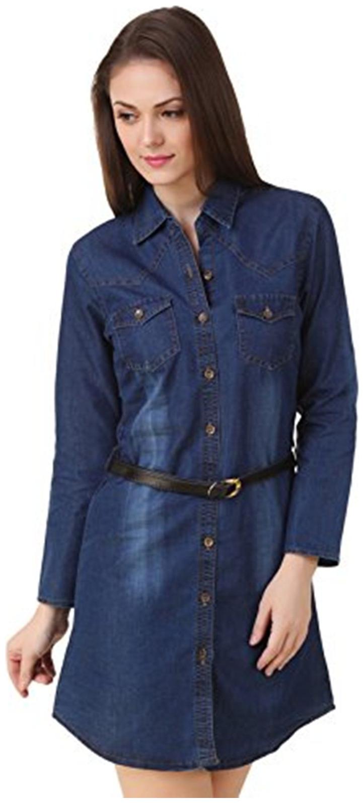 

Trendy frog Women Solid Regular top - Blue