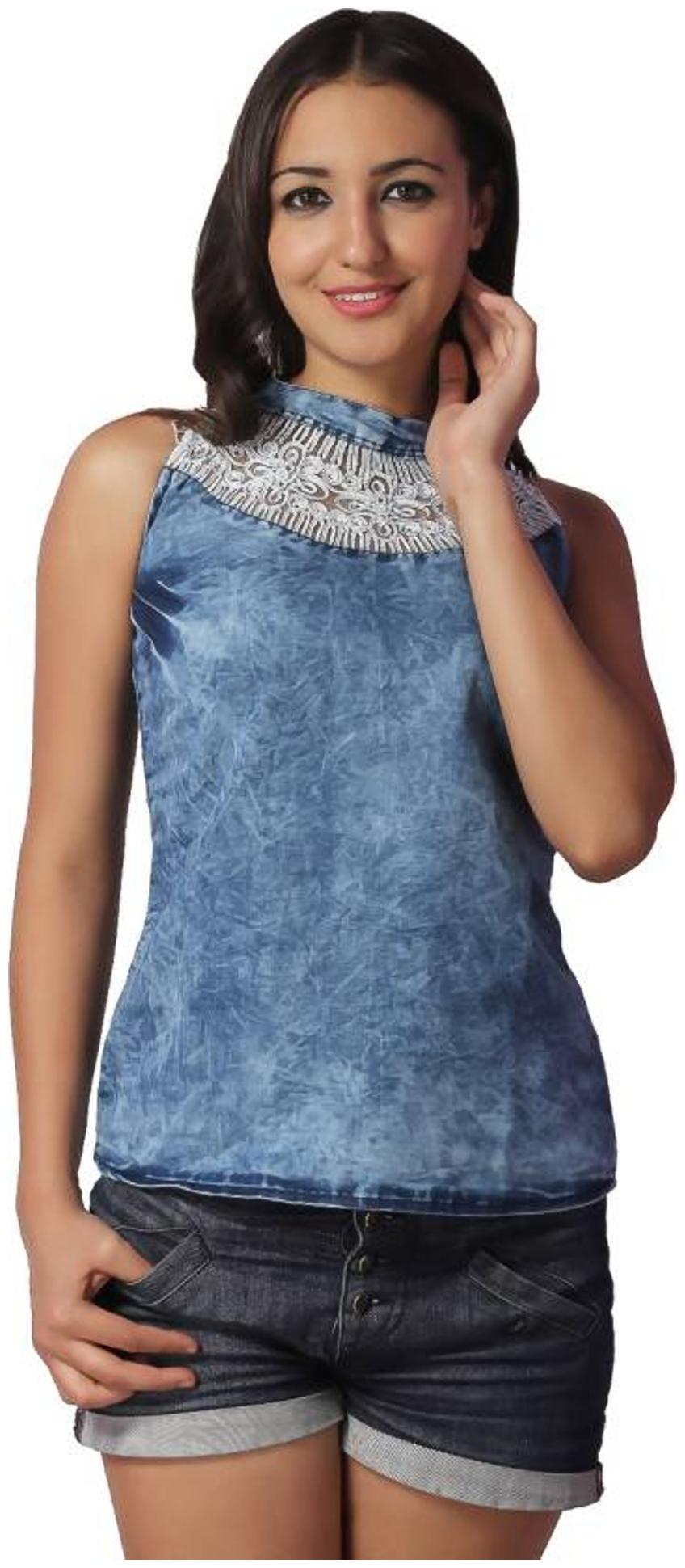 

Trendy frog Women Solid A-line top - Multi