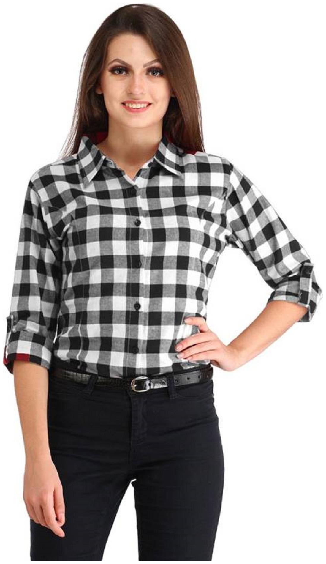 

Trendy frog Women Grey Solid Regular Fit Shirt