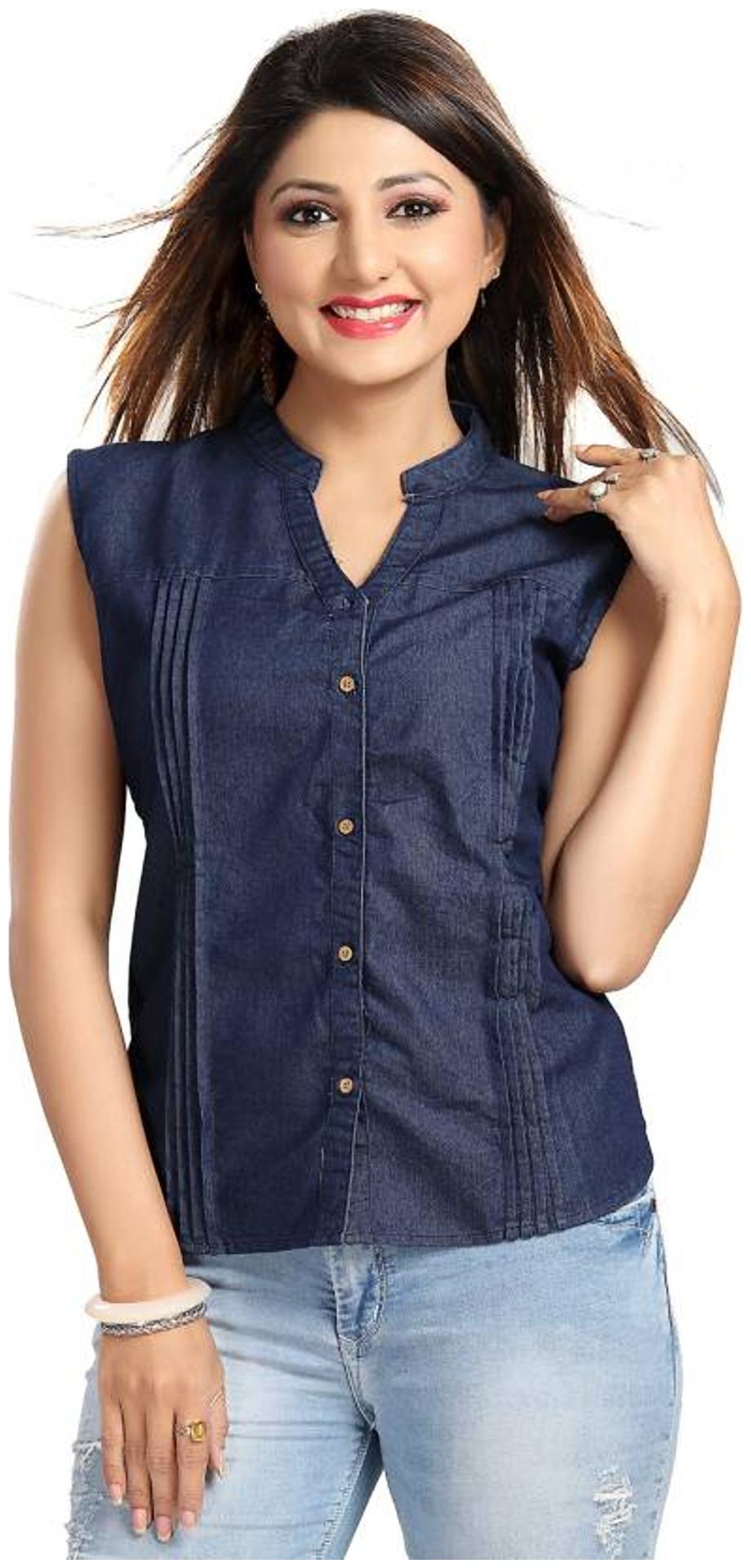 

Trendy frog Women Solid A-line top - Multi