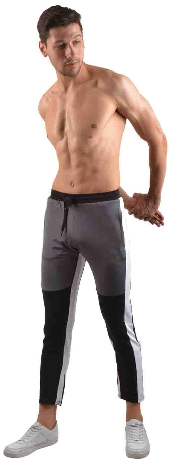 

Trendy track pants with zipper at bottom