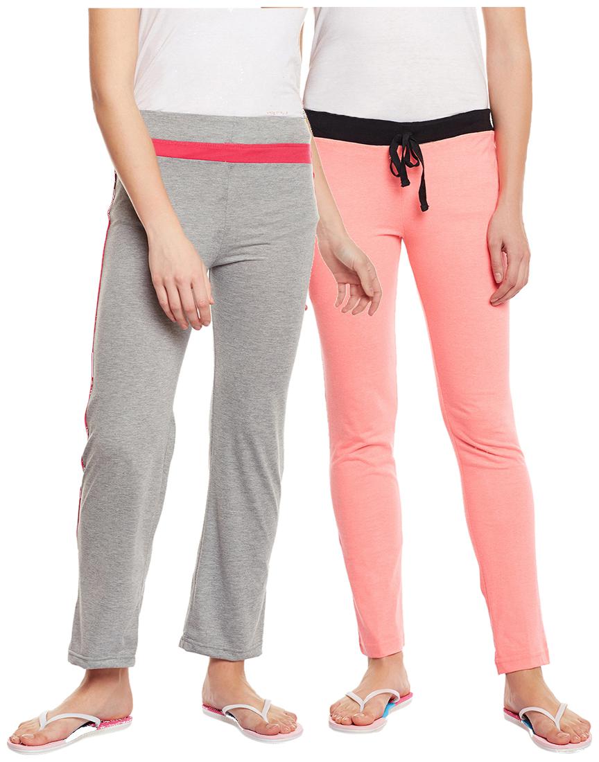 

TRENDYGAL Women Regular fit Cotton Solid Track pants - Grey