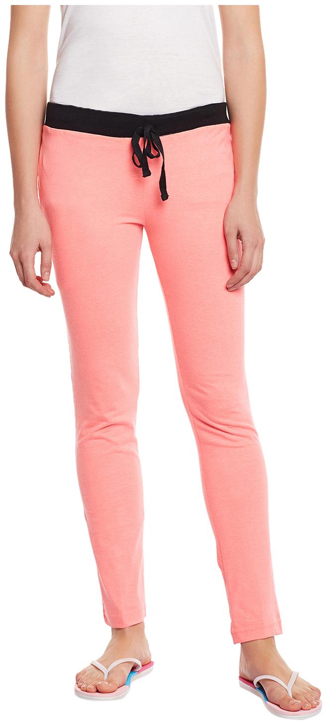 

TRENDYGAL Women Regular fit Cotton Printed Track pants - Pink