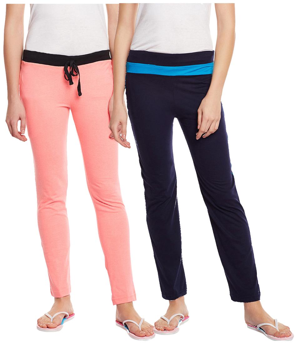 

TRENDYGAL Women Regular fit Cotton Solid Track pants - Multi