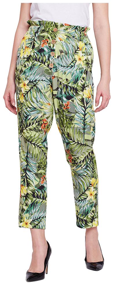 

OXOLLOXO Women Green Regular fit Regular trousers