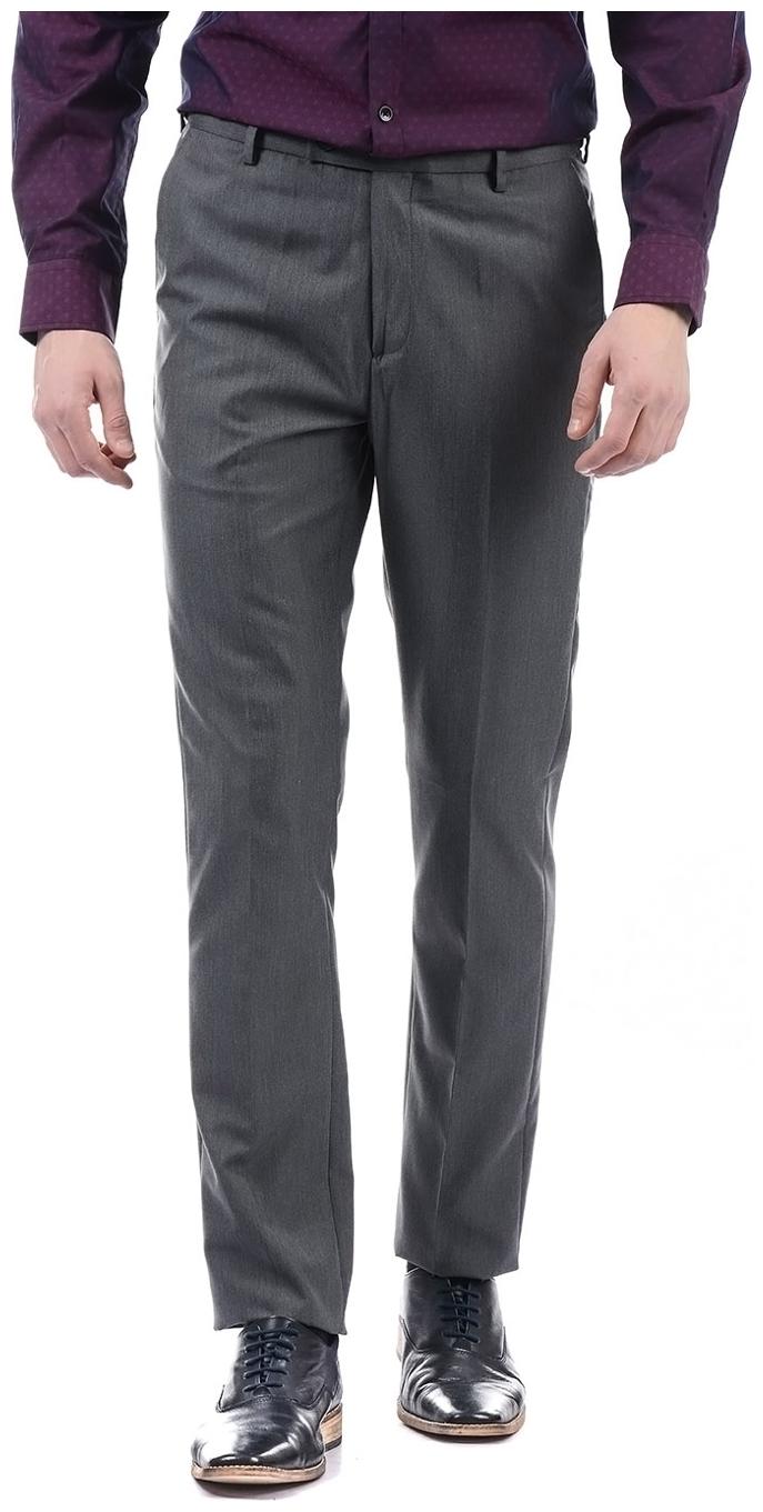 

Arrow Men Solid Tapered Fit Formal Trouser - Grey