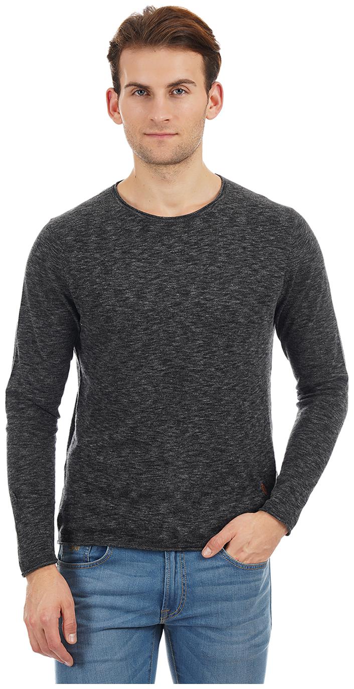 

True Blue Men Grey Round neck Pullover