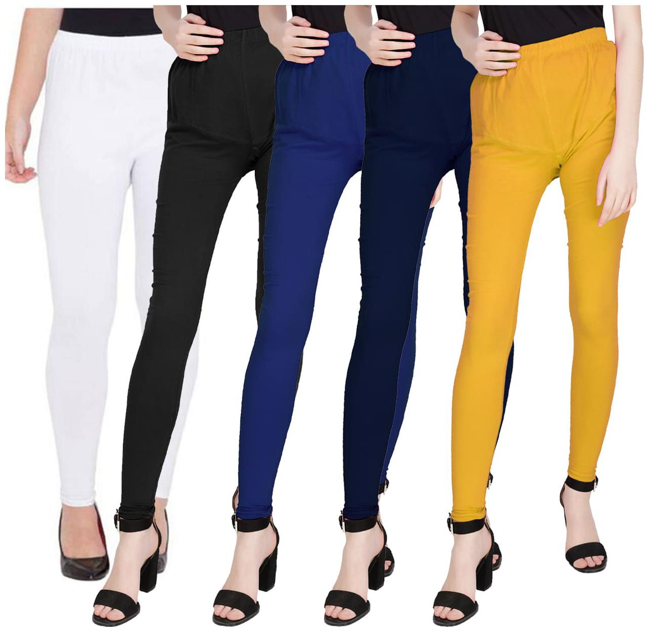 

TruLuv Cotton Leggins (Pack of 5) Multi Color