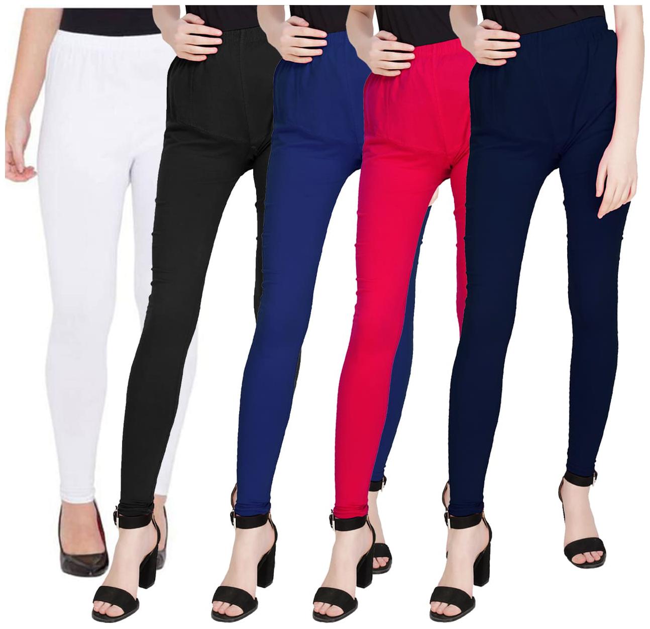 

TruLuv Cotton Leggins (Pack of 5) Multi Color