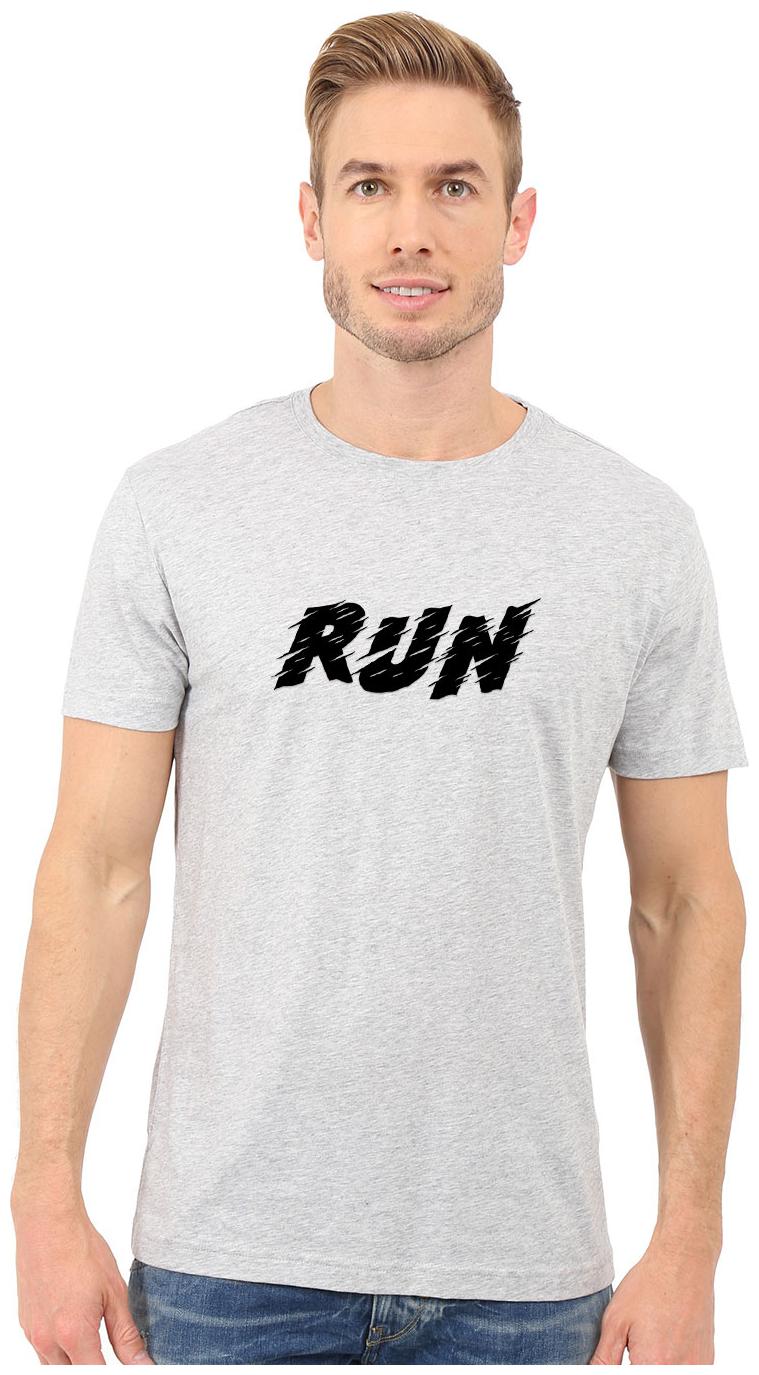 

ROJANA FASHIONS Men Grey Regular fit Cotton Round neck T-Shirt - Pack Of 1