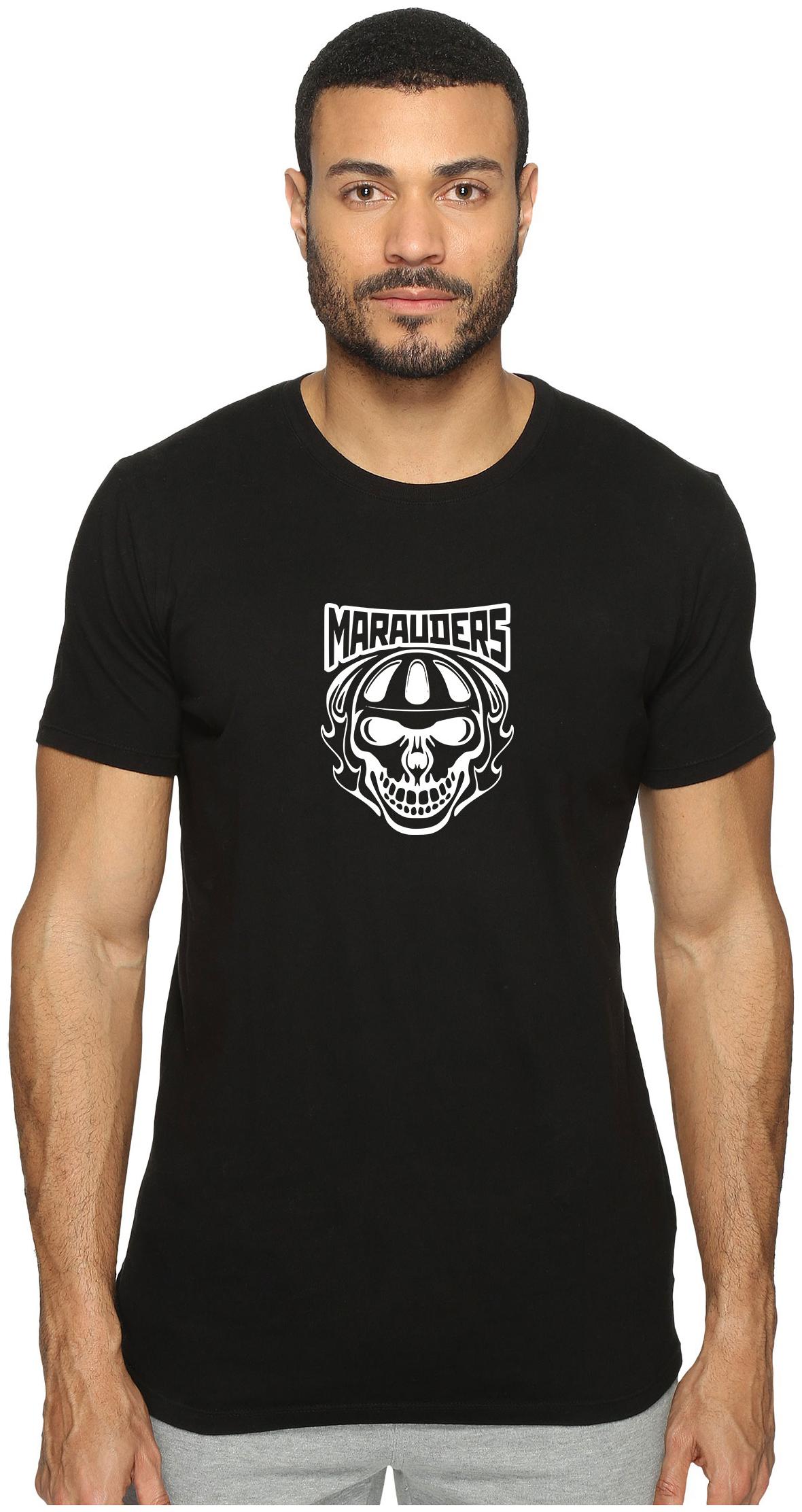 

ROJANA FASHIONS Men Black Regular fit Cotton Round neck T-Shirt - Pack Of 1