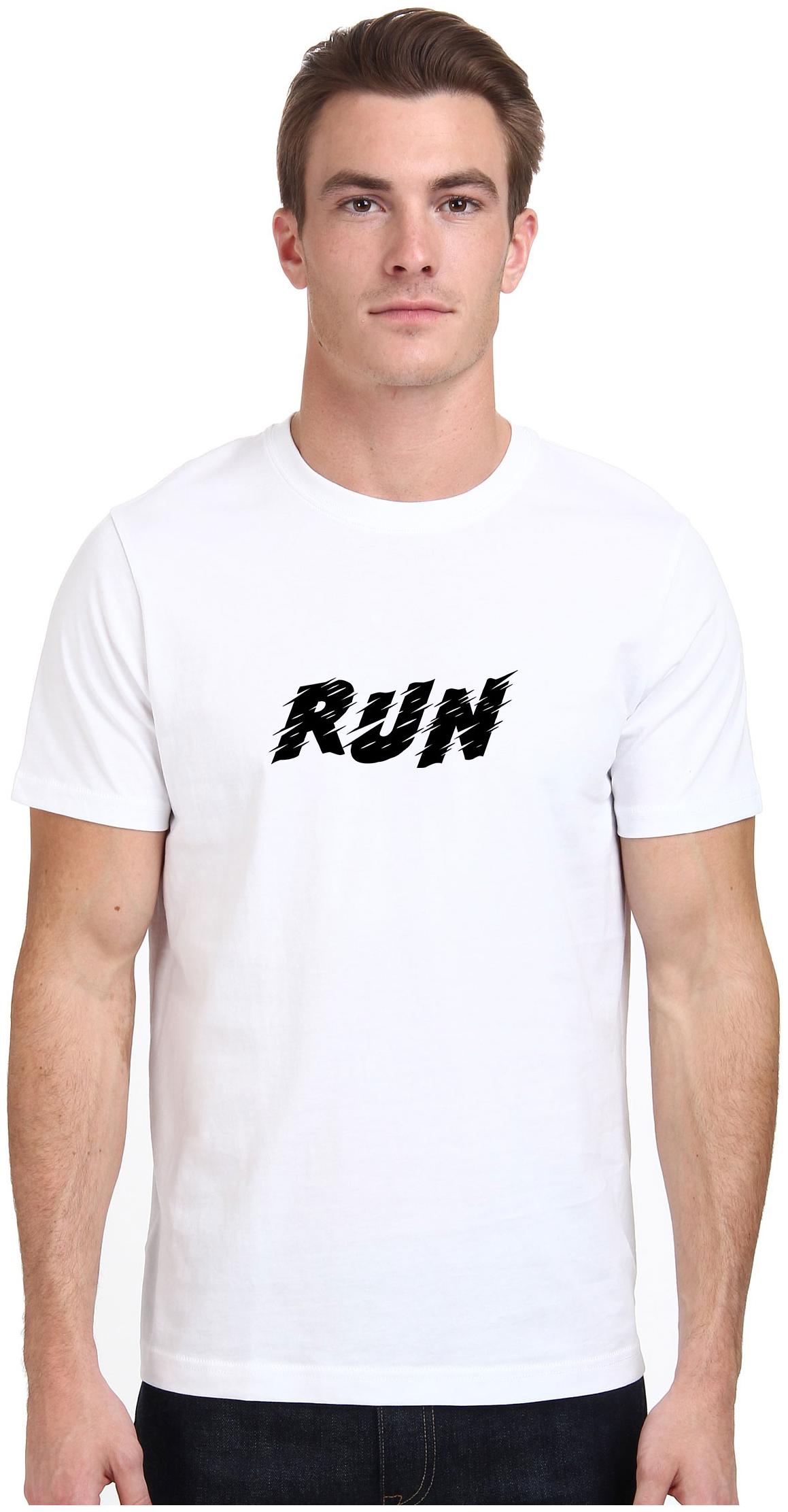 

ROJANA FASHIONS Men White Regular fit Cotton Round neck T-Shirt - Pack Of 1