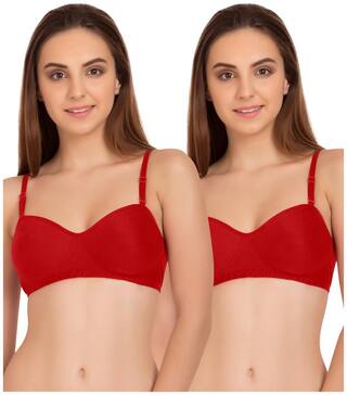 Buy Tweens Demi Cup Candy Red Non Padded T Shirt Bra Pack Of 2 Online At Low Prices In India Paytmmall Com