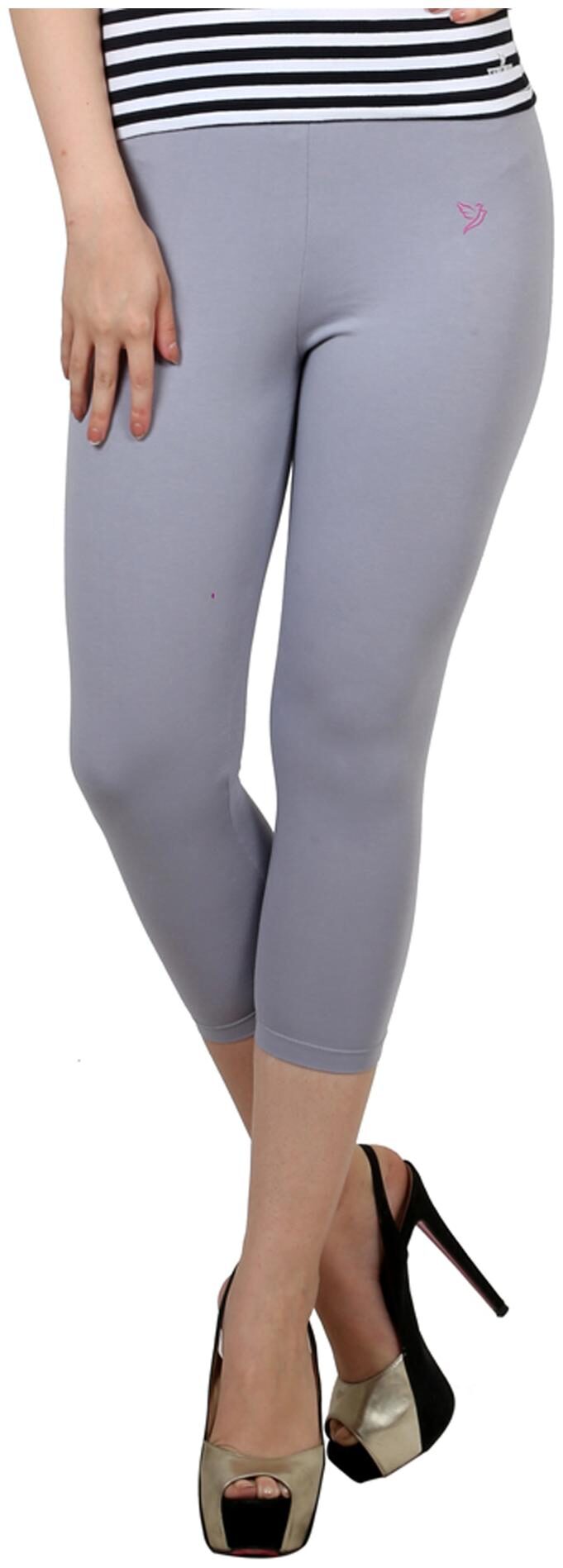

Twin Birds Cotton Patiala - Grey
