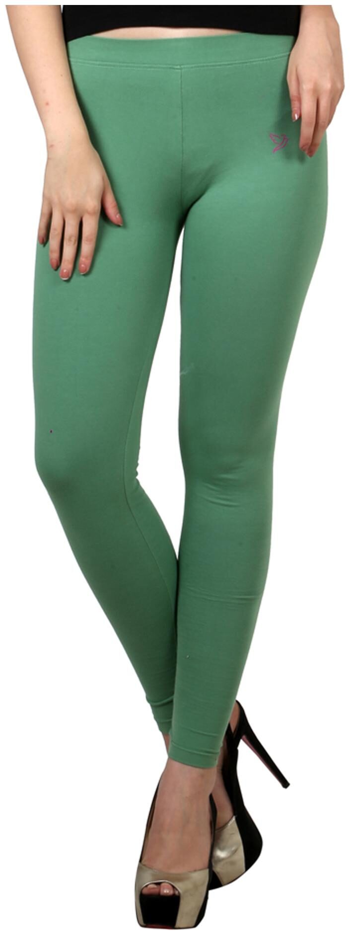 

Twin Birds Cotton Patiala - Green