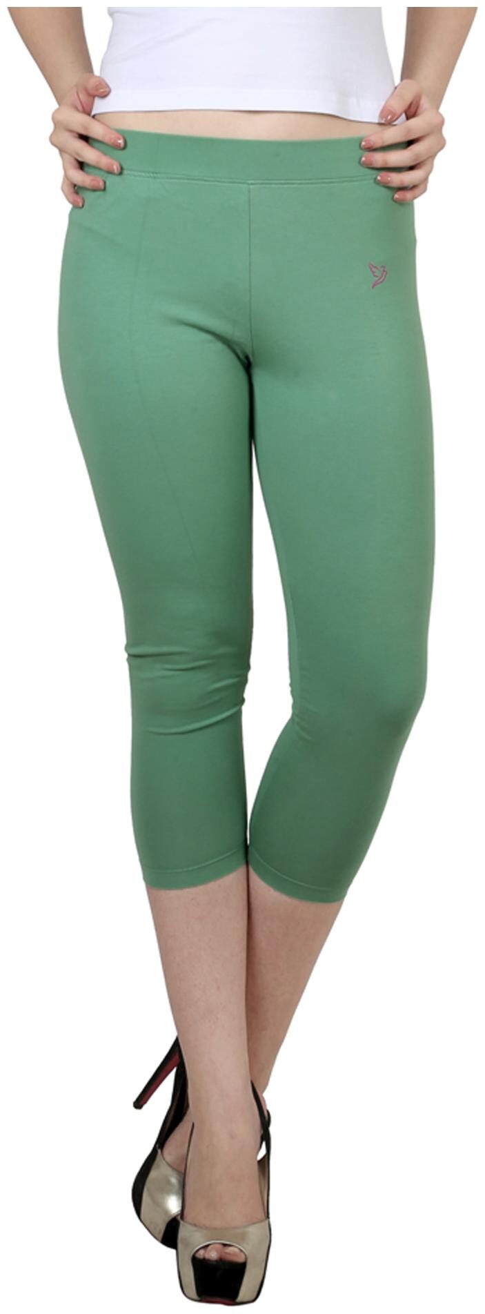 

Twin Birds Cotton Patiala - Green