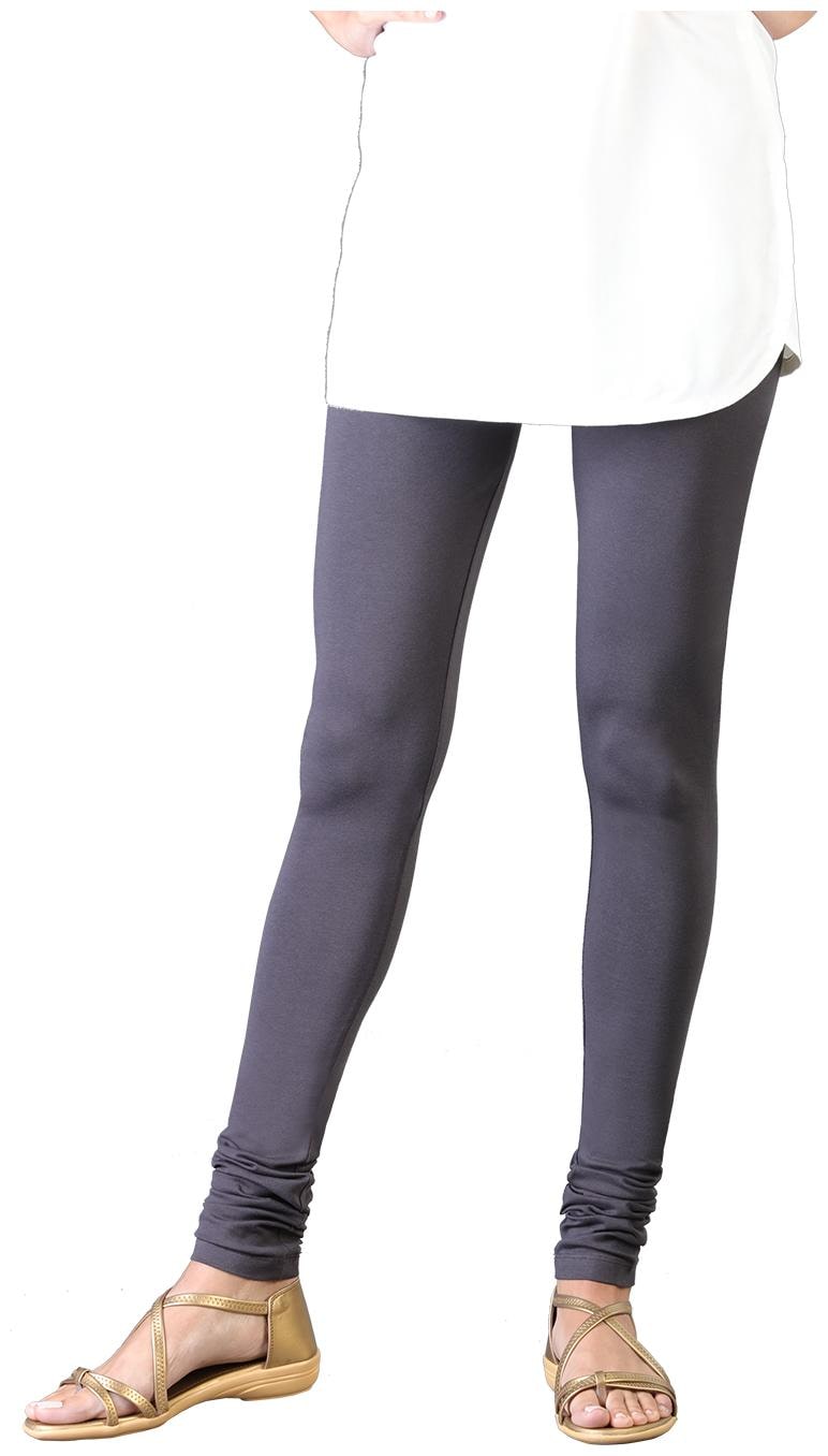 

Twin Birds Women Cotton Churidar legging Grey color