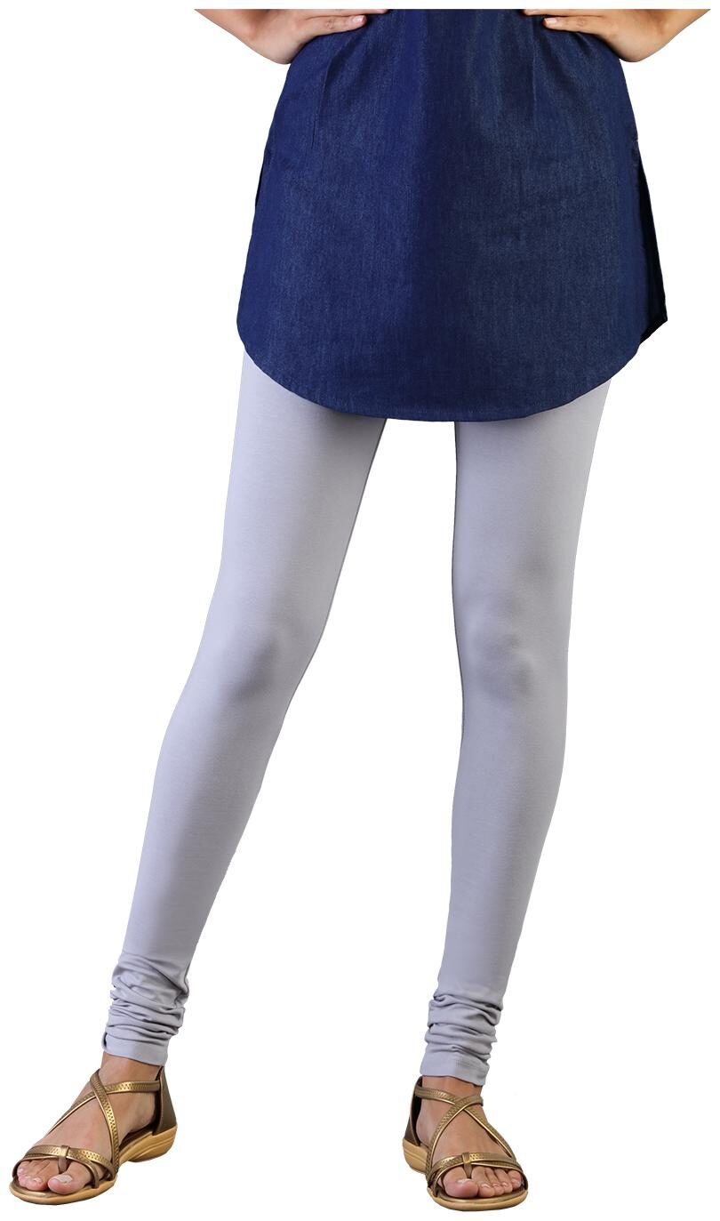 

Twin Birds Women Cotton Churidar legging Grey color