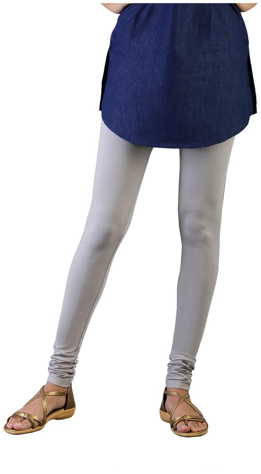 

Twin Birds Women Cotton Churidar legging Grey color