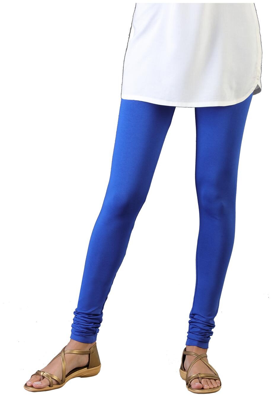 

Twin Birds Women Cotton Churidar legging Blue color