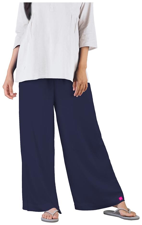 

Twin Birds Women Viscose Palazzos Blue color