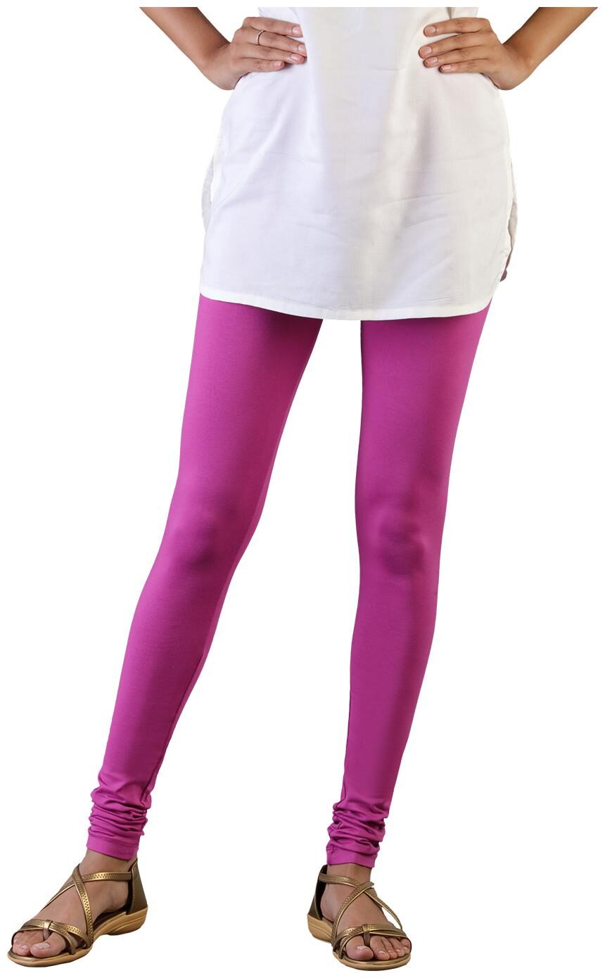 

Twin Birds Women Cotton Churidar legging Pink color