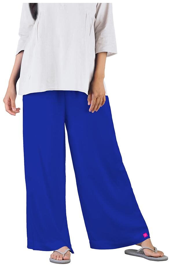 

Twin Birds Women Viscose Palazzos Blue color