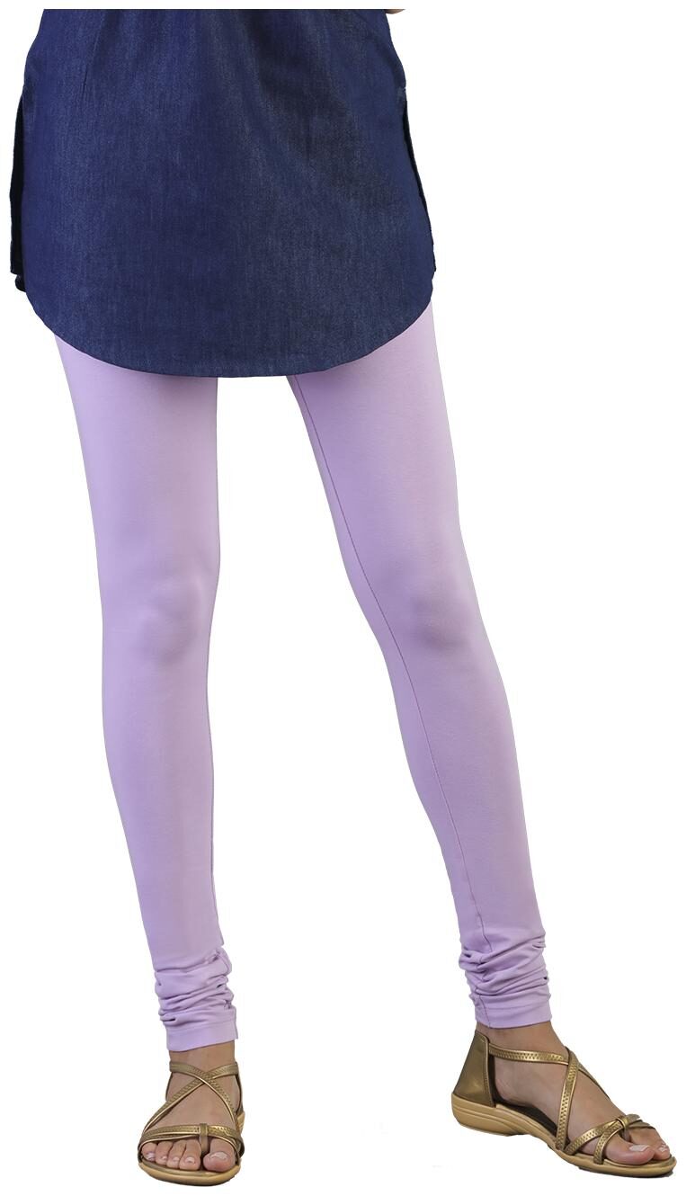 

Twin Birds Women Cotton Churidar legging Purple color