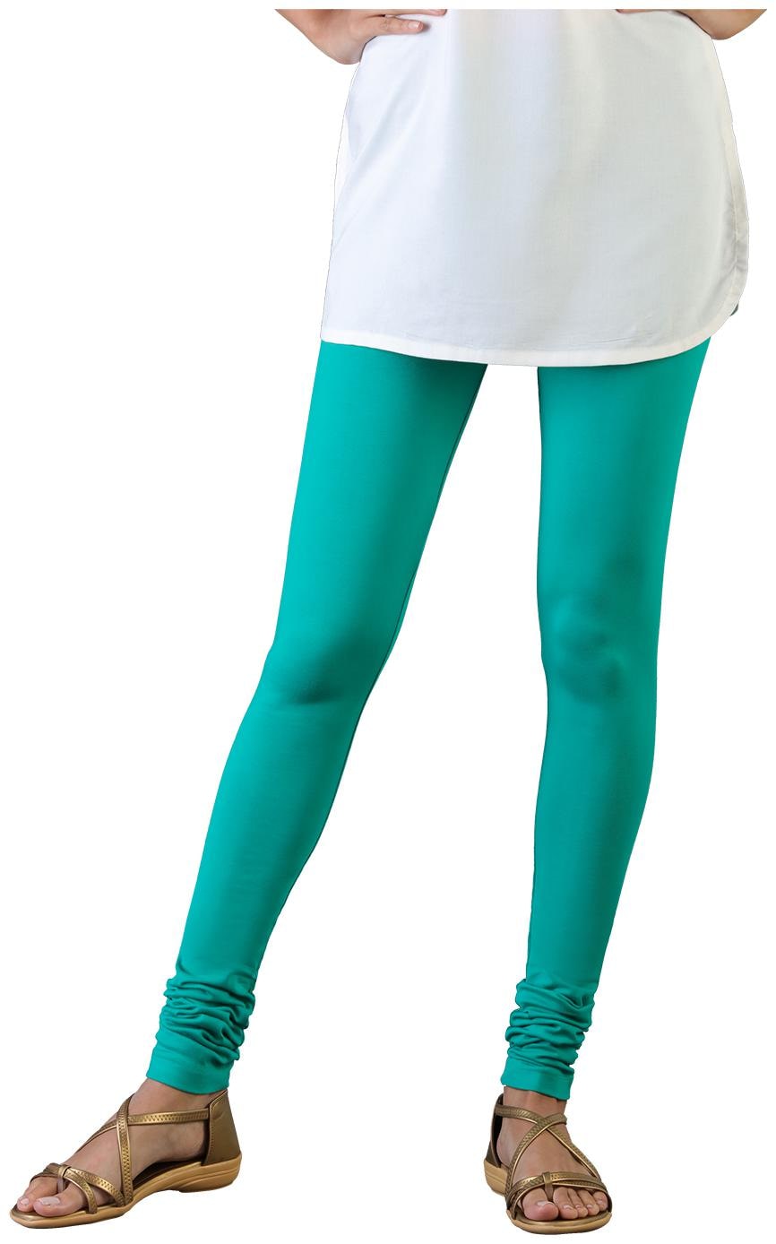 

Twin Birds Women Cotton Churidar legging Green color