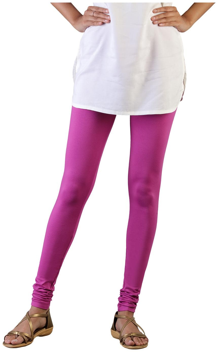 

Twin Birds Women Cotton Churidar legging Pink color