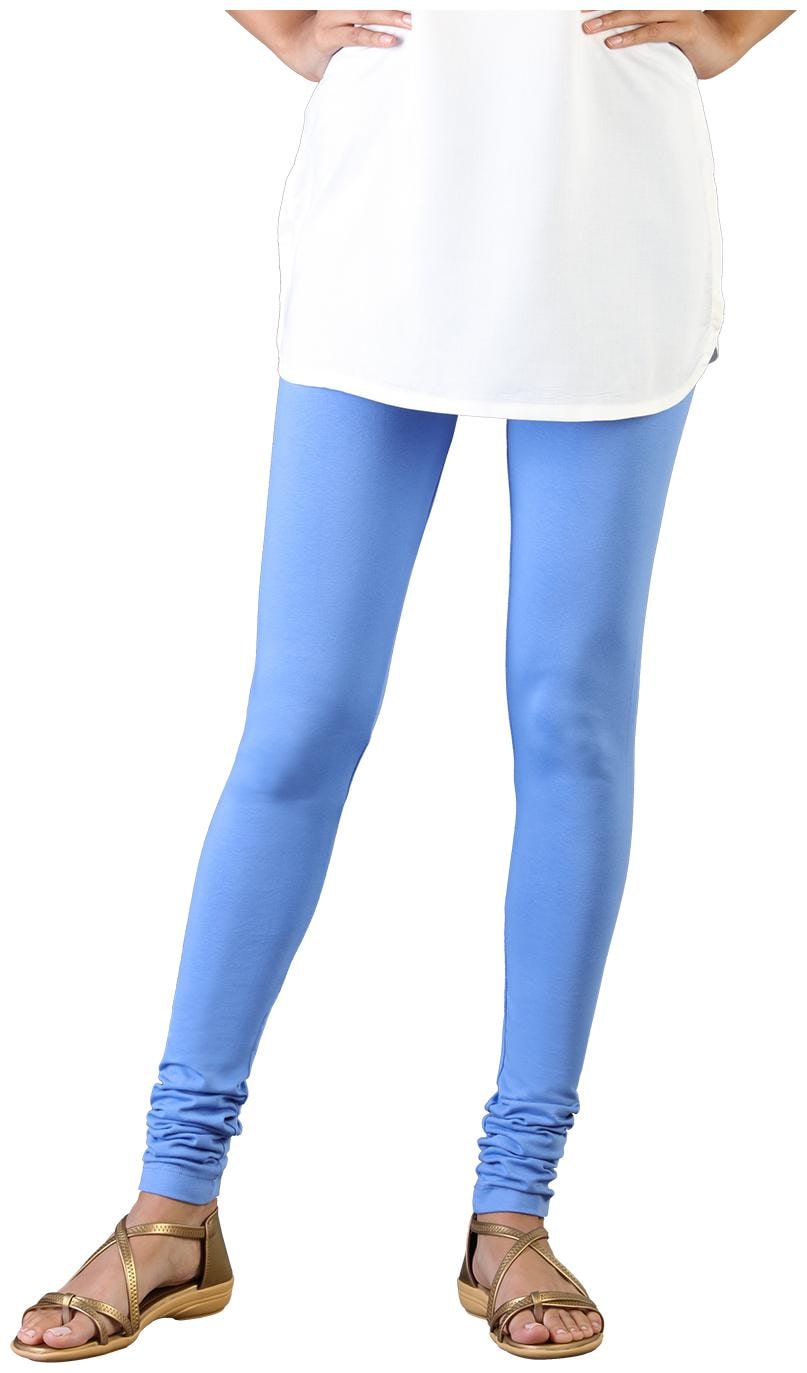 

Twin Birds Women Cotton Churidar legging Blue color