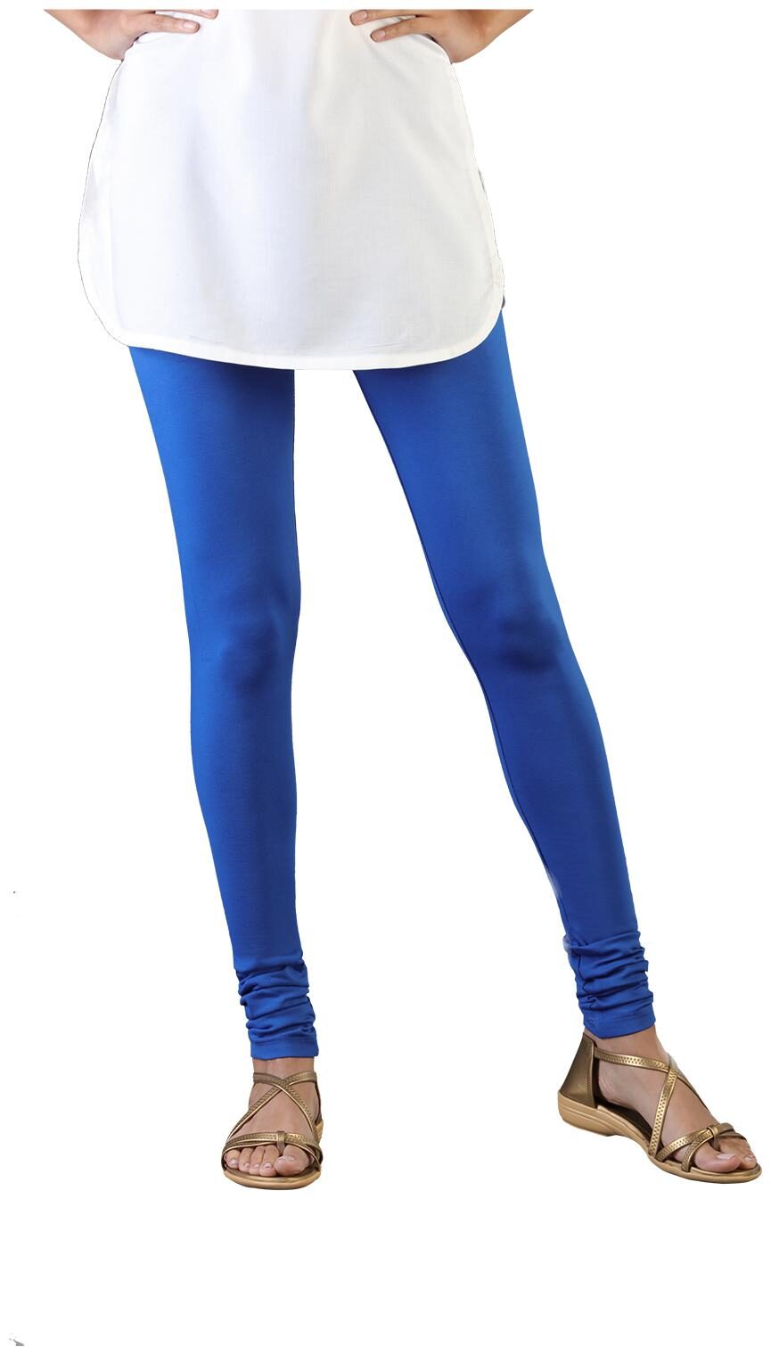 

Twin Birds Women Cotton Churidar legging Blue color