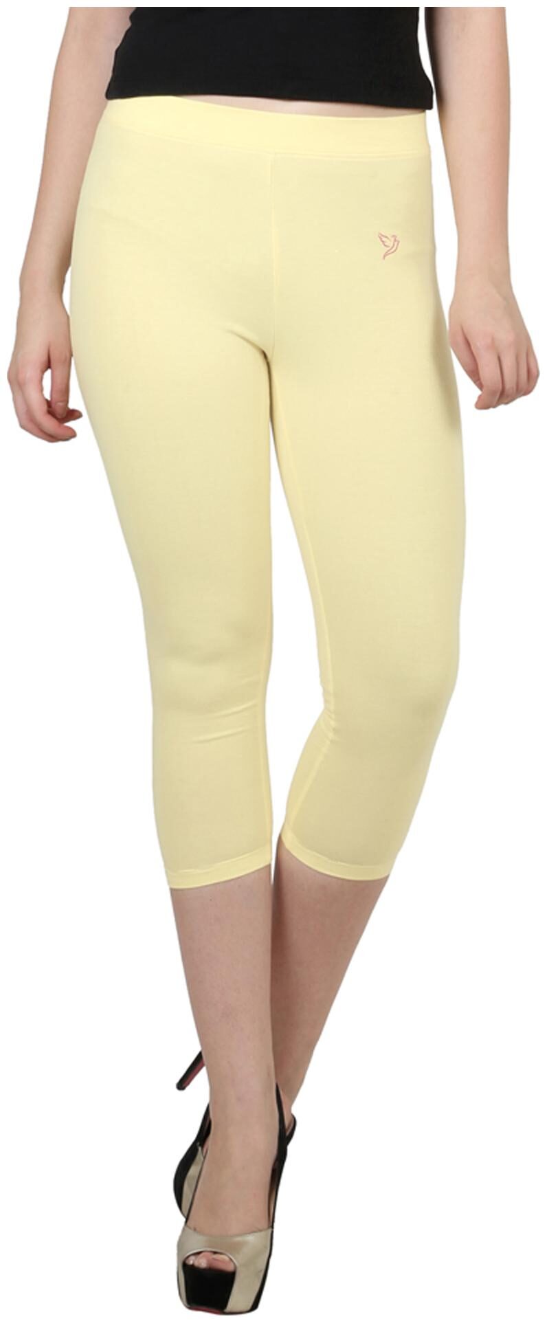 

Twin Birds Cotton Patiala - Yellow