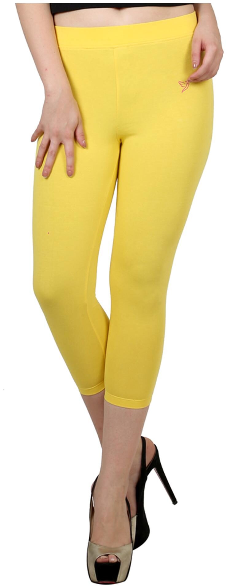 

Twin Birds Cotton Patiala - Yellow