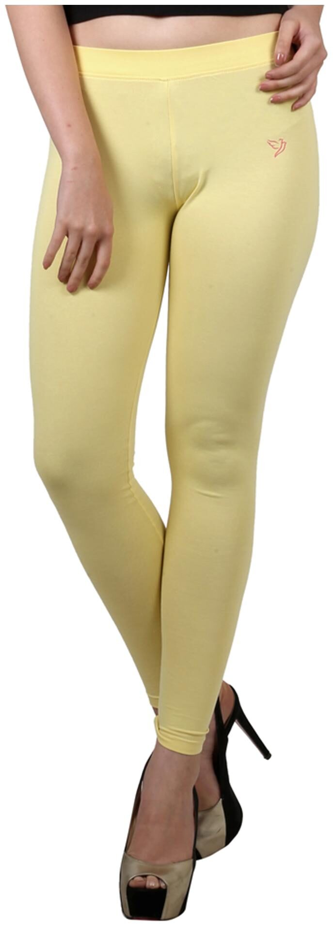 

Twin Birds Cotton Patiala - Yellow