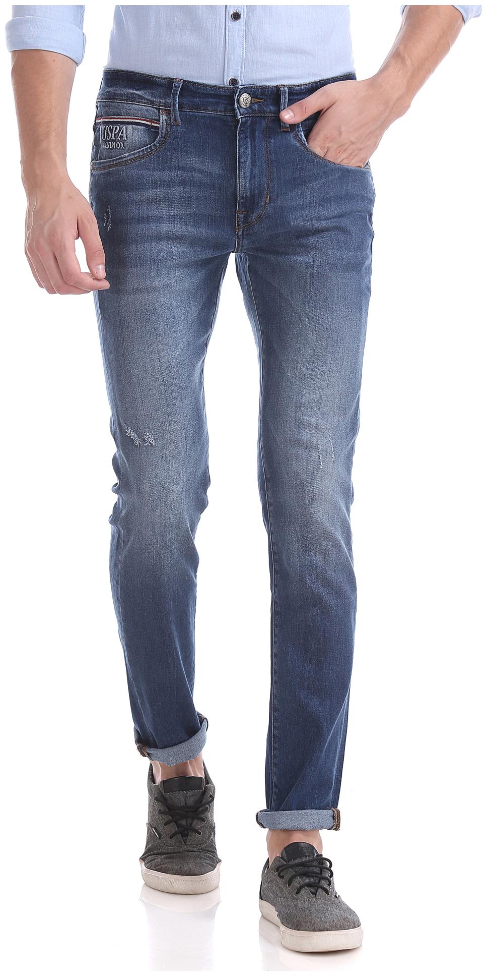 

U S Polo Assn Men Blue Skinny Fit Jeans