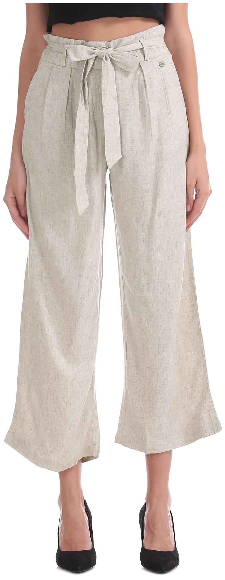 

U S Polo Assn Women Beige Flared fit Cullotes