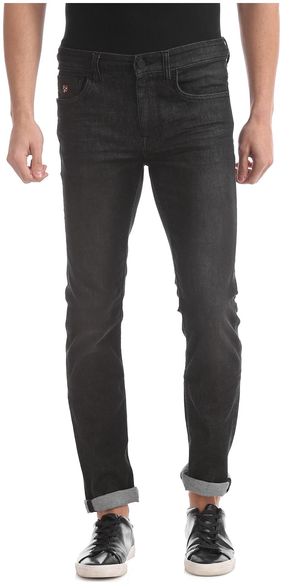 

U S Polo Assn Men Black Skinny Fit Jeans