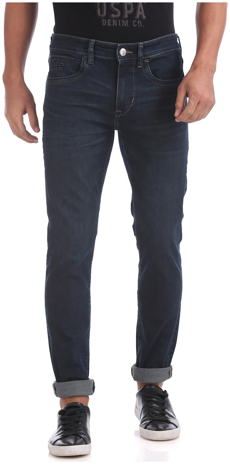 

U S Polo Assn Men Blue Skinny Fit Jeans