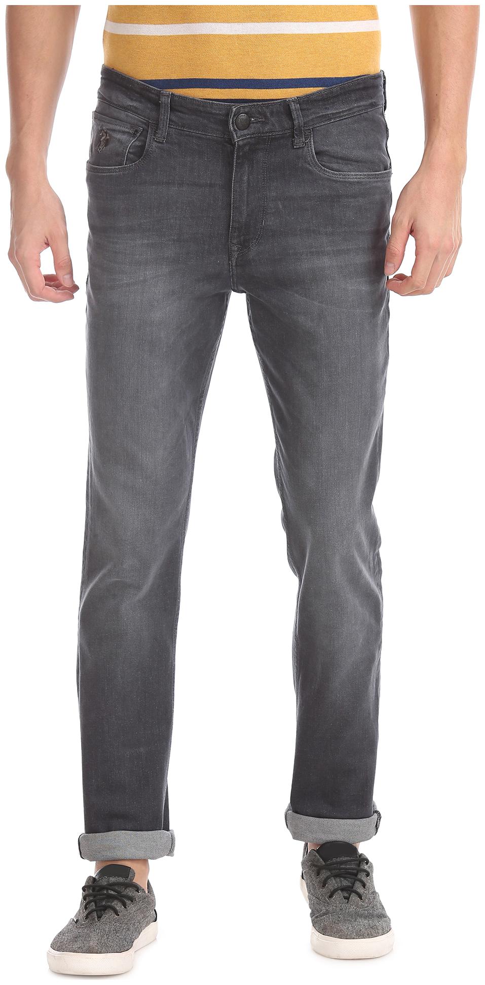 

U S Polo Assn Men Grey Slim Fit Jeans