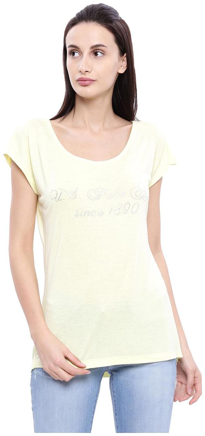 

U S Polo Assn Women Tender Yellow Top