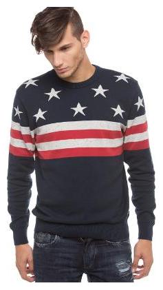 

U S Polo Assn Men White Round neck Pullover