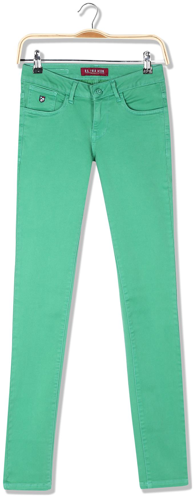 

U S Polo Assn Women Green Skinny fit Jeans