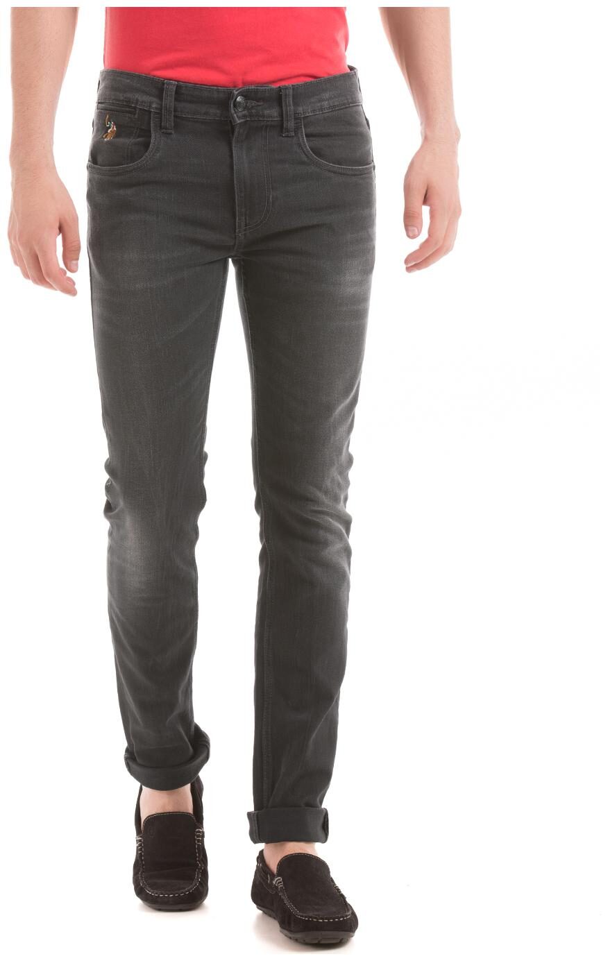 

U S Polo Assn Men Black Regular Fit Jeans