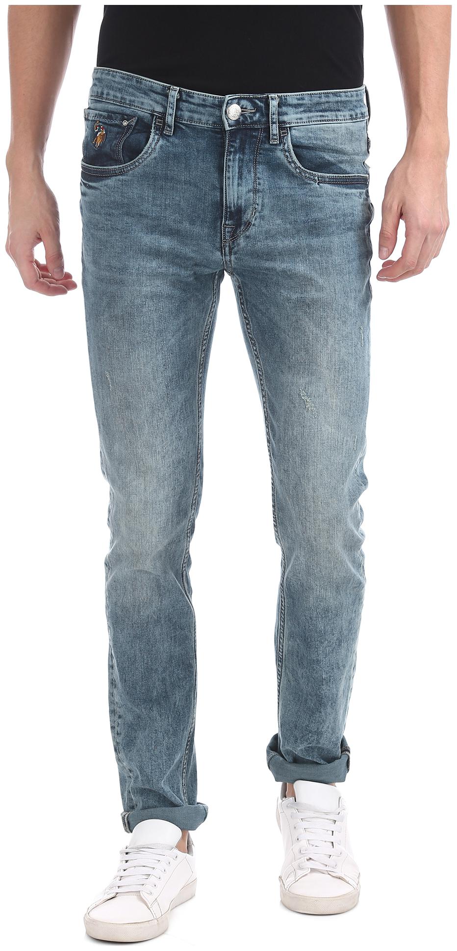 

U S Polo Assn Men Blue Skinny Fit Jeans