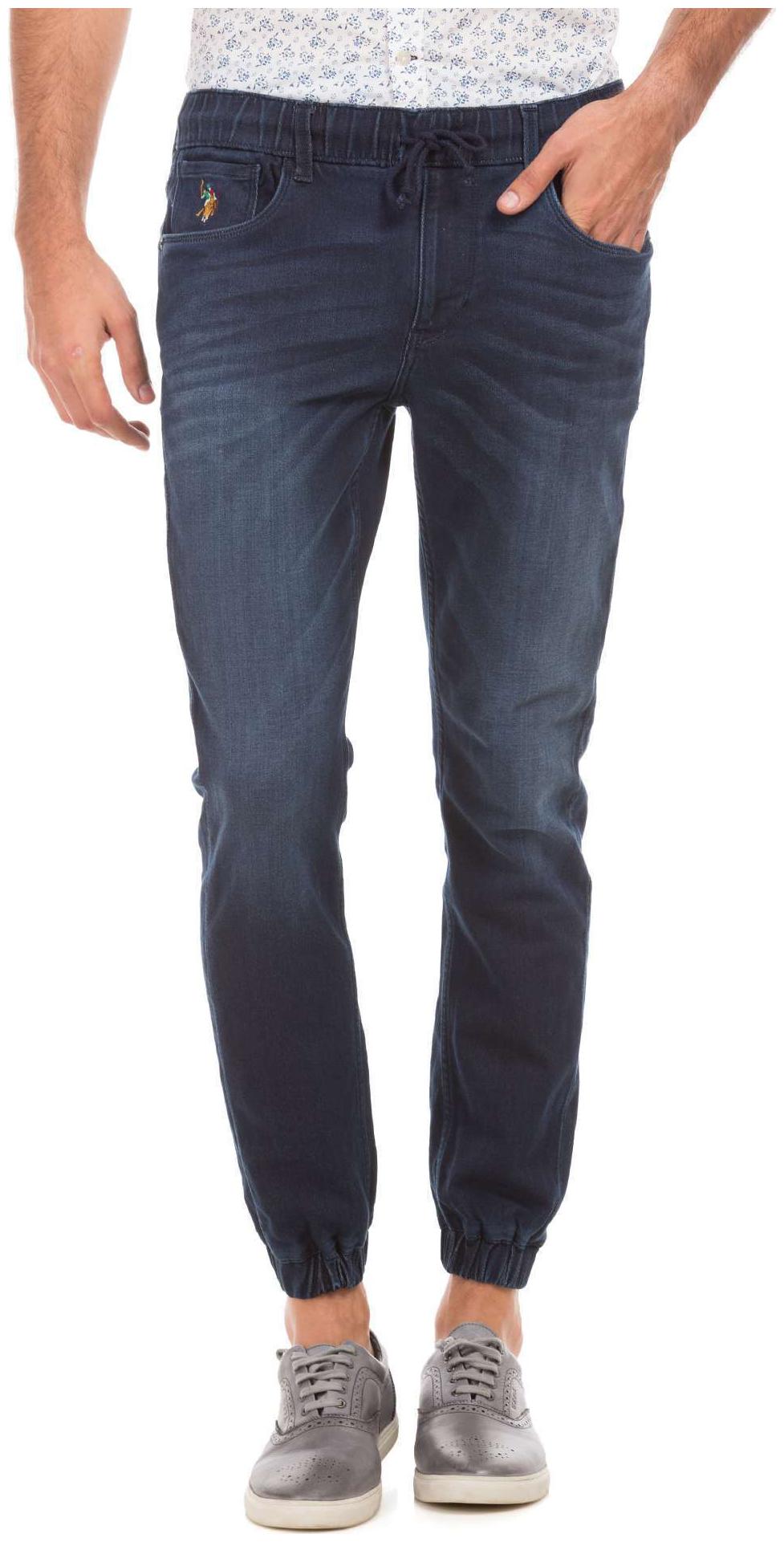 

U S Polo Assn Men Blue Jogger Jeans