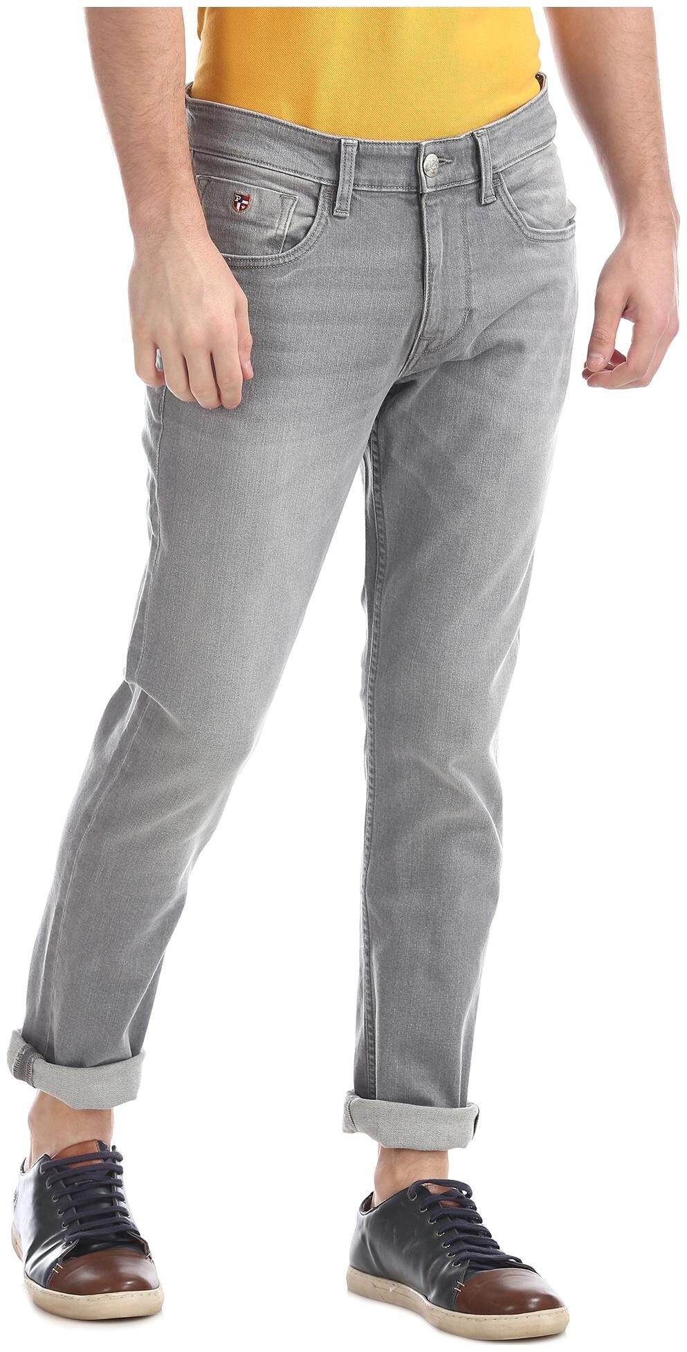 

U S Polo Assn Men Grey Tapered Fit Jeans